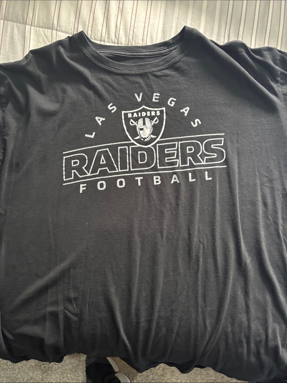 Las Vegas Raiders Black Graphic Tee